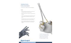 Hysterectomy Instruments Brochure