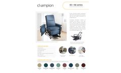Champion - Recliner Chair/ Sleeper Chair - Brochure