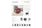 Champion Classic - Model 56 Series - Recliner Chair - Brochure