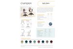 Champion - Model 505 Series - Task Chairs - Brochure