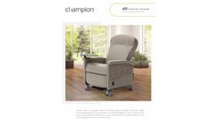 Champion - Model Alo - Recliner Chair - Brochure