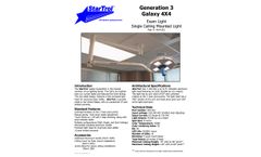 Galaxy - Model 4×4 - Single Ceiling Mounted Light - Brochure