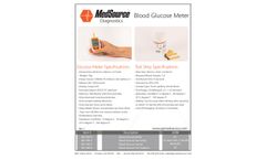 Medsource - Blood Glucose Meter - Brochure