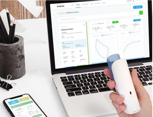 AioCare - Personal Portable Spirometer System for Doctor