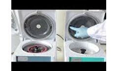 Portable and compact centrifuge, the best choice for laboratories and clinics - Video