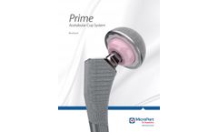 Microport - Model Prime - Orthopedics Acetabular Cup Systems - Brochure