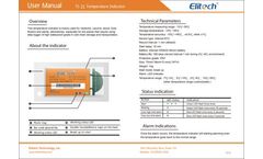 Elitech - Model TI-21 - Temperature Indicator - Brochure