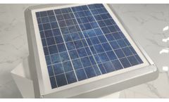 EXC CR Z01 10w solar power street light | high efficiency - Video