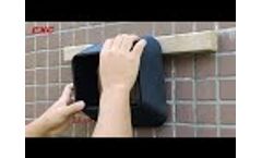 How to install EXC-YR-Z02 solar wall light? - Video