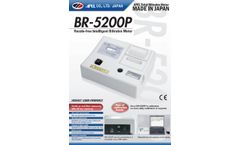 APEL - Model BR-5200P - Dual Wavelength Total Bilirubin Meter for Neonates - Brochure