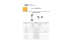 VPism - Model S - Stand Type Vein Probe - Specifications Brochure