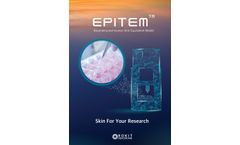 EpiTem - Reconstructed Human Skin Equivalent - Brochure