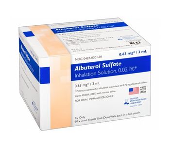 Nephron - Albuterol Sulfate Inhalation Solution 0.021% 0.63mg/3 mL