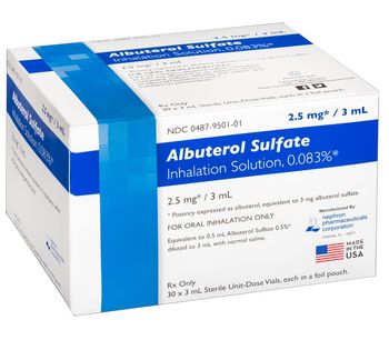 Nephron - Albuterol Sulfate Inhalation Solution 0.083% 2.5 mg/3 mL