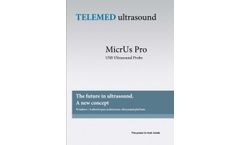 Telemed - Model MicrUs PRO - Open-Architecture B/W Ultrasound Diagnostic System - Brochure