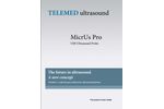 Telemed - Model MicrUs EXT-1H - B/W Portable Ultrasound Diagnostic System - Brochure