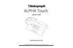 Alpha Touch - Highly Portable Lightweight Spirometer - Brochure