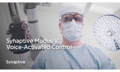 Synaptive Modus V - Voice-Activated Control- Video