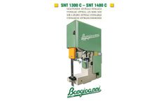 Bicoupe - Model SNT 1300 C- SNT 1400 C - Vertical Hydraulic Blade Tensioning Device - Brochure