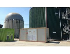 Pic 1. – SewaTOR Installed on a wastewater treatment anaerobic digestion tank.