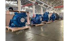 Tobee 8/6 AH Rubber Lined Slurry Pumps Shipping to France
