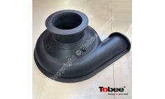 Tobee - Model 6x4D-SC - Rubber Slurry Pump 64017MR55 Cover Plate Liner