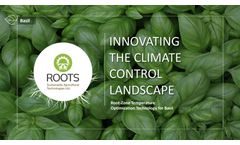 Root -Zone Temperature Optimization Technology for Basil - Brochure