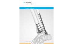Acumed - Ankle Plating System - Brochure