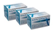 Genteel - Butterfly Touch Lancets (3 Boxes)