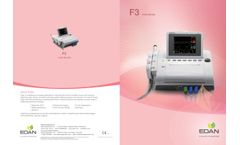 EDAN - Model F3 - Portable Fetal Monitor - Datasheet