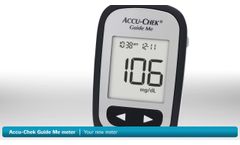 Setting up and using the Accu-Chek Guide Me meter (with Accu-Chek Softclix lancing device) - Video