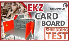 Shredding Test - Cardboard - EKZ - Video