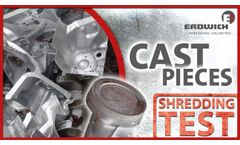 Shredding Test - Aluminium Cast Pieces RM1350 - Video