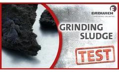 Size reduction of grinding sludge