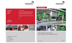System for Electronic Scrap Recycling - Brochure