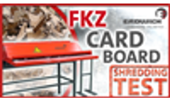 Shredding Test - Cardboard - FKZ - Video