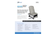 United-Metal - Model 4040-650-100 - Power Back Exam Chairs - Brochure
