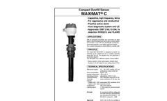 MAXIMAT C - 555-01 - Compact Overfill Sensor Brochure
