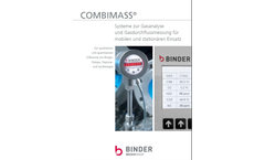 COMBIMASS® Systeme zur Gasanalyse und Gasdurchflussmessung  - DE