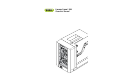 Vacuum Pump - V-300 - Operation Manual