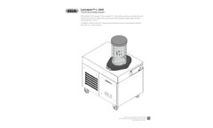 Lyovapor - Model L-300 - Lab Freeze Dryer for Continuous Sublimation - Datasheet