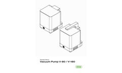 BUCHI - Model V-80 / V-180 - Vacuum Pump - Operation Manual