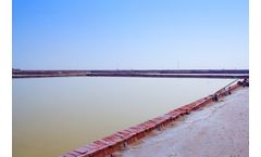 HDPE Geomembrane Liner Used in Salt Pond Project