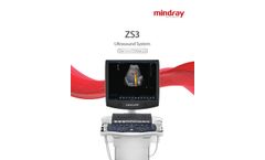 Mindray - Model ZS3 - Ultrasound System - Brochure