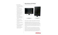 Mindray BeneVision - Model N19/N22 - Patient Monitors - Brochrue