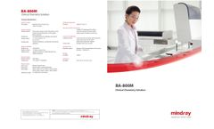 Mindray - Model A8/A9 - Anesthesia Workstations - Brochure