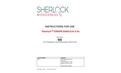 Sherlock CRISPR SARS-CoV-2 Kit - Manual