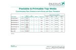 Paxxus - Thermoformable Bottom Webs - Brochure