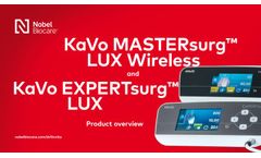KaVo MASTERsurg- EXPERTsurg - Model LUX - Dental Drill Units - Brochure