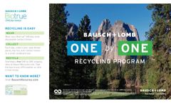 Bausch + Lomb ONE by ONE Recycling Program - Video
